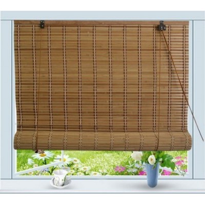 Bamboo Roll Up Window Blind Sun Shade W72" x H72"   
